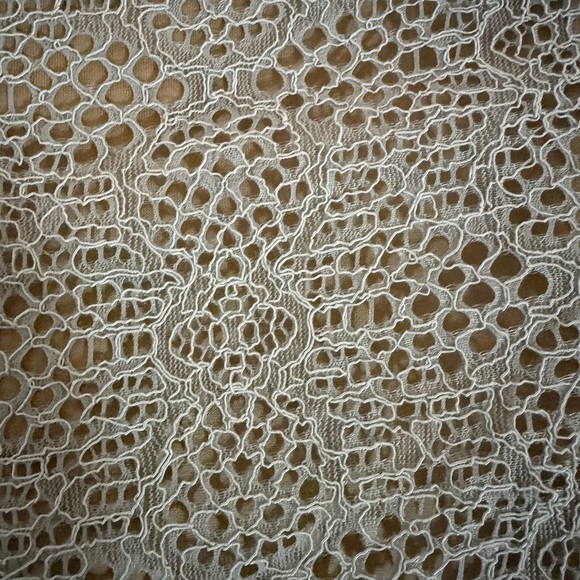 SNDYS Lace Bodycon Midi Dress Blue Grey | Strappy Slip Dress - Picture 14 of 14